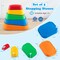 Kids Stepping Stones Balance River Stones Set of 5 for Indoor Outdoor Obstacle Course and Sensory Play